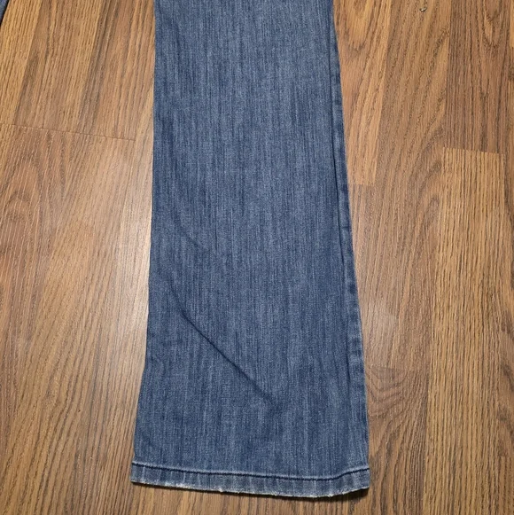 Vintage Guess Daredevil Bootcut Jeans Womens 30 Distressed Blue Denim E79 - Picture 13 of 15